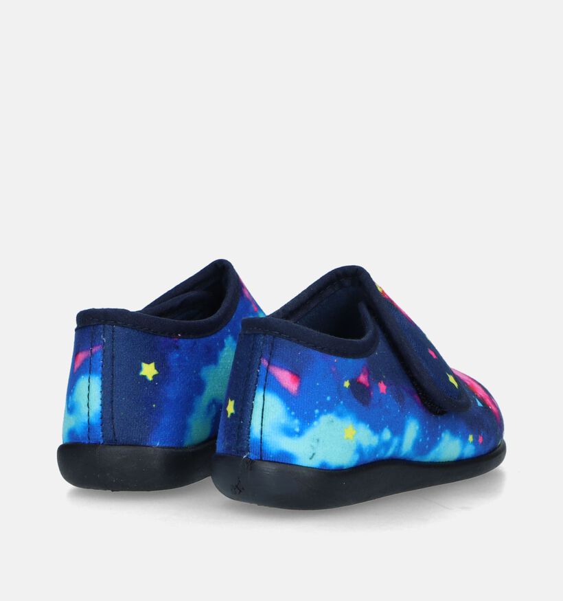 Milo & Mila Blauwe Pantoffels met unicorns voor meisjes (332262)