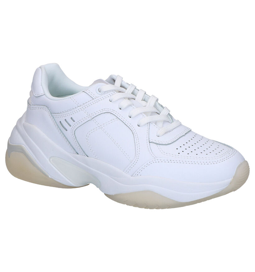 Tamaris Fashletics Baskets en Blanc en cuir (269732)