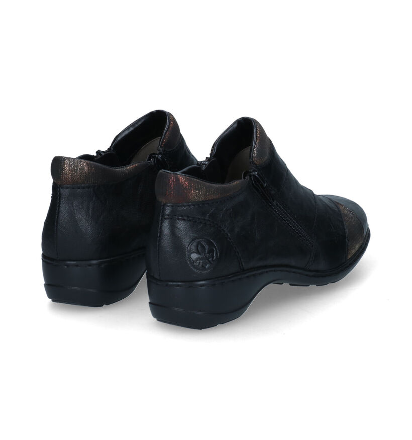 Rieker Chaussures confort en Noir en cuir (315823)