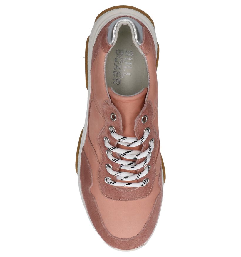 Bullboxer Pastel Roze Sneakers in daim (236932)