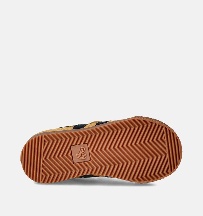 Gola Harrier Strap Chaussures à scratch en Jaune pour garçons (365537)