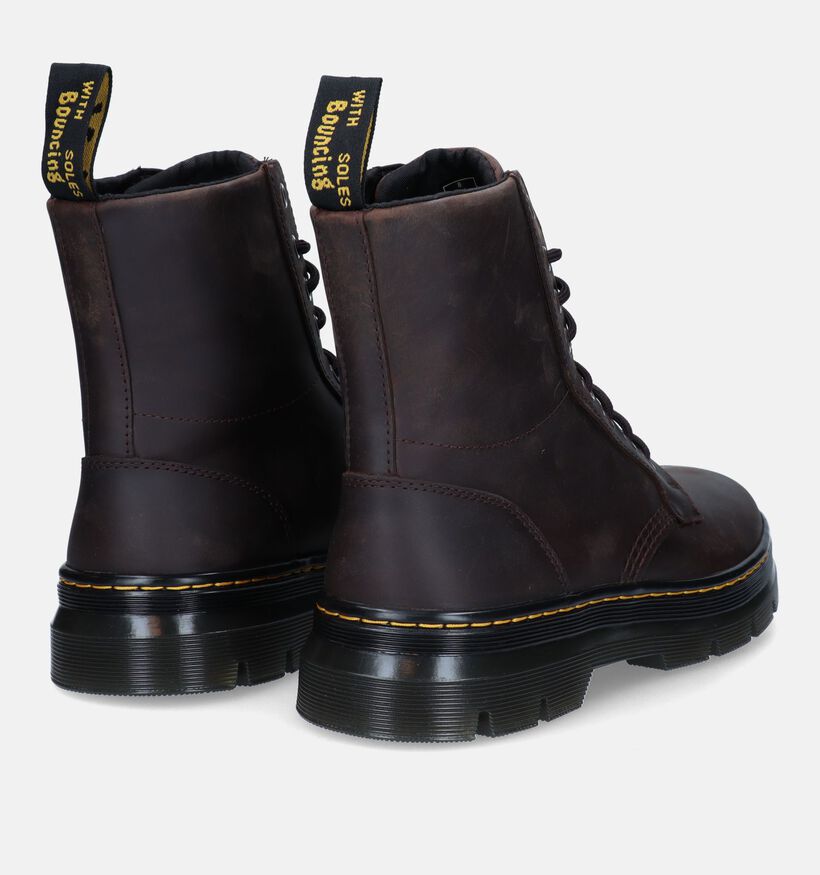 Dr. Martens Combs Leather Bruine Boots voor heren (327245) - geschikt voor steunzolen