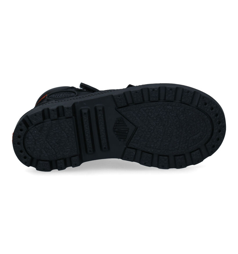 Palladium Pampa Zwarte Boots voor jongens (312974) - geschikt voor steunzolen