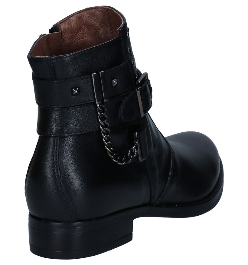 NeroGiardini Bottines plates en Noir en cuir (278990)