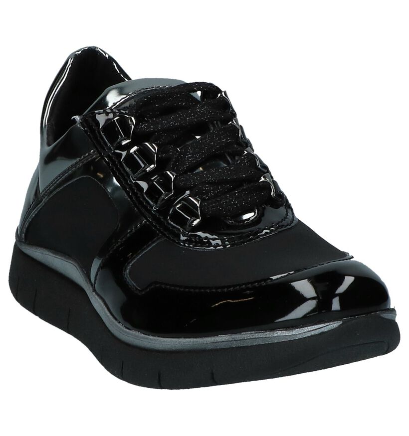 The Flexx Chaussures à lacets en Noir en simili cuir (223777)