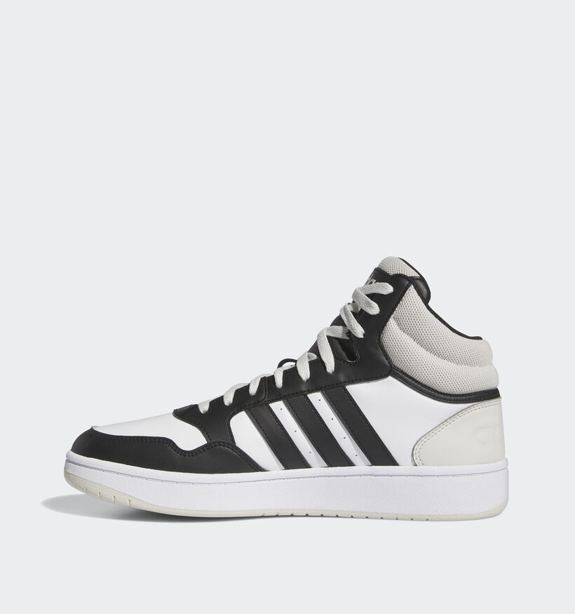 adidas Hoops 3.0 MID Baskets en Blanc pour femmes (349023) - pour semelles orthopédiques