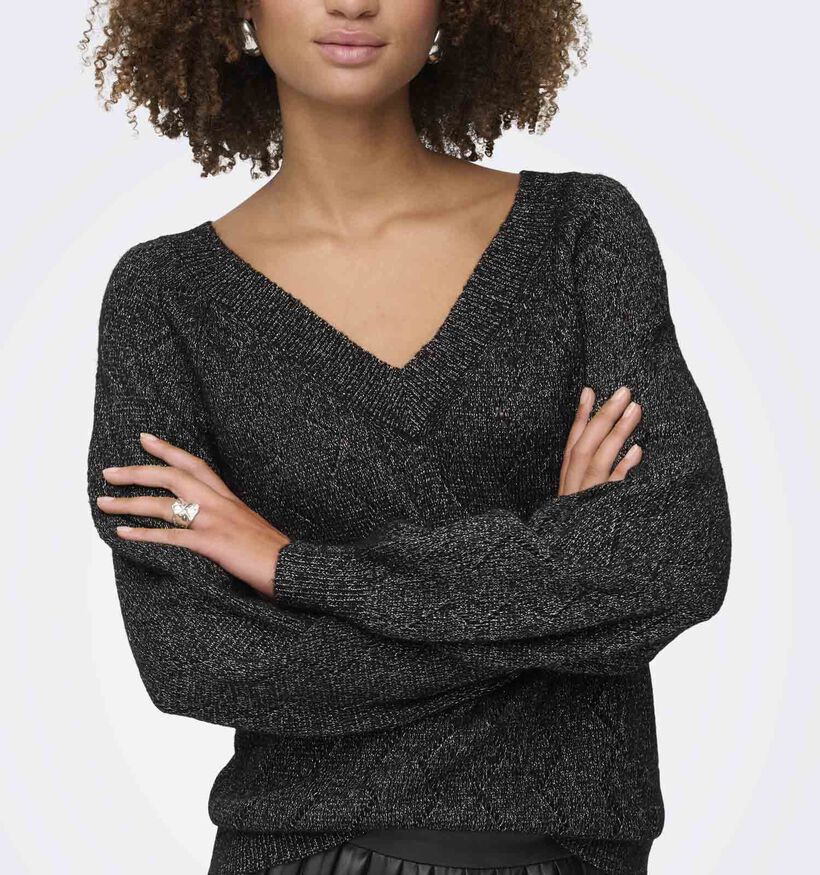 JDY Aspen Life Zwarte Pull voor dames (365266)