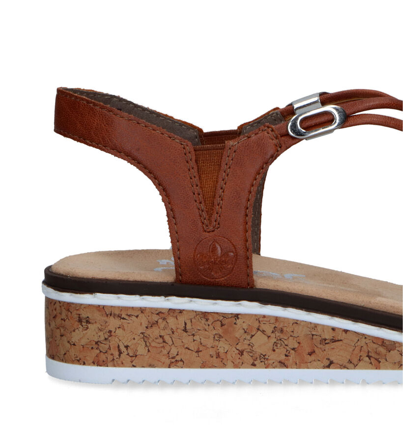 Rieker Cognac Sandalen voor dames (323579)