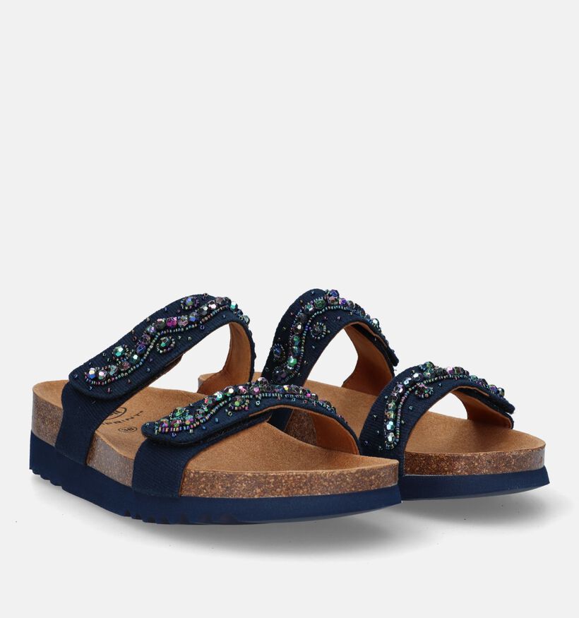 Scholl Zafirah 2.0 Nu-pieds en Bleu pour femmes (336725)