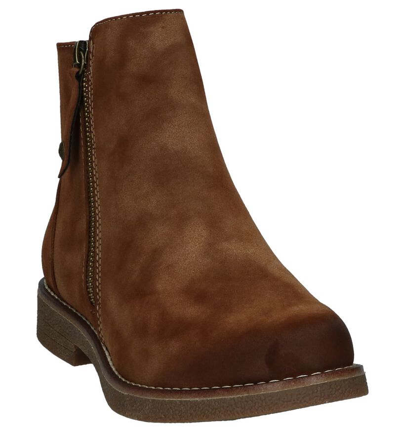 Cognac Rieker Geklede Boots met Rits in kunstleer (234852)