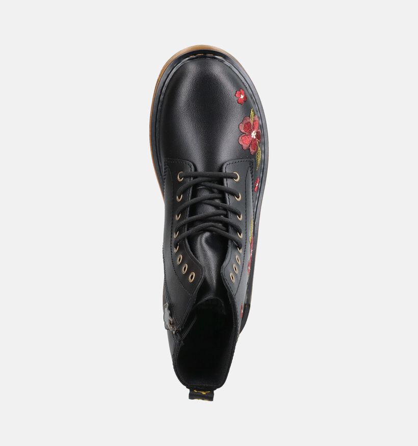 Dr. Martens 1460 Boots &agrave; lacets en Noir pour filles (376017)