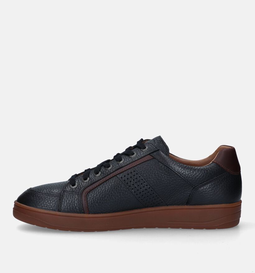 Mephisto Harrison Oregon Zwarte Veterschoenen voor heren (330695) - geschikt voor steunzolen