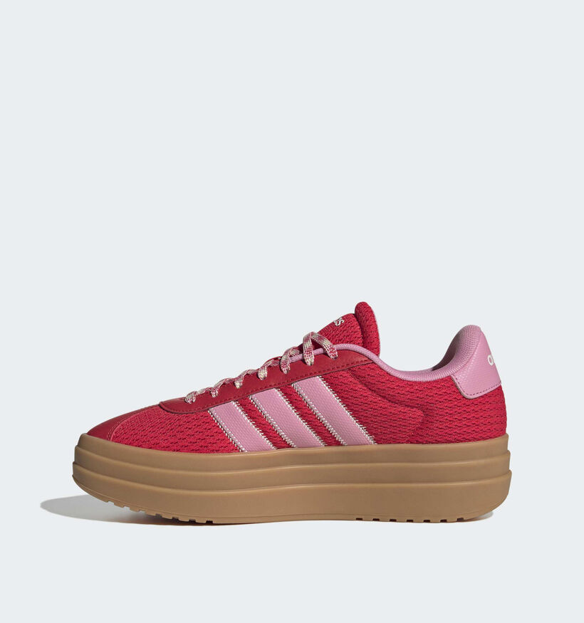 adidas VL Court Bold Baskets en Rouge pour femmes (375339)