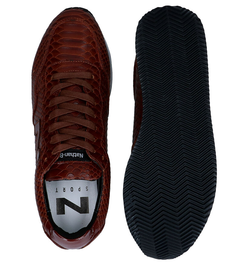Nathan-Baume Chaussures à lacets en Cognac en cuir (283257)