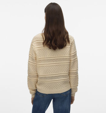 Vero Moda Pulls Beige/Marron/Bordeaux