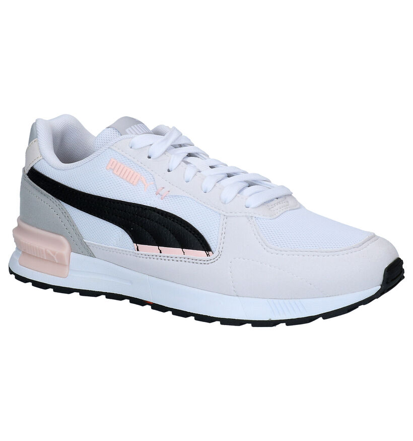 Puma Graviton Baskets en Blanc en simili cuir (293498)