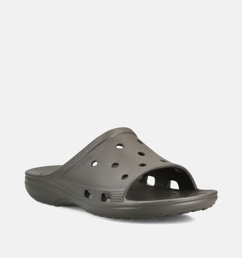 Crocs Slide Claquettes en Vert kaki pour hommes (370911)