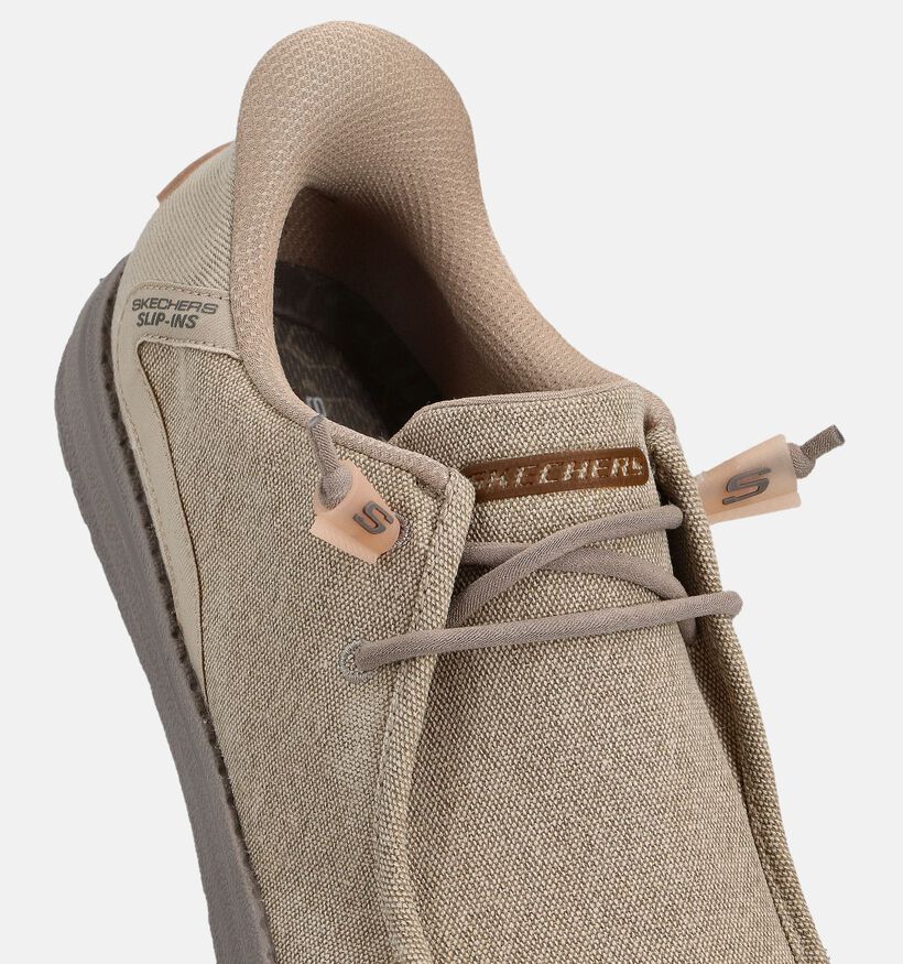 Skechers Melson Coronado Taupe Mocassins voor heren (371056)