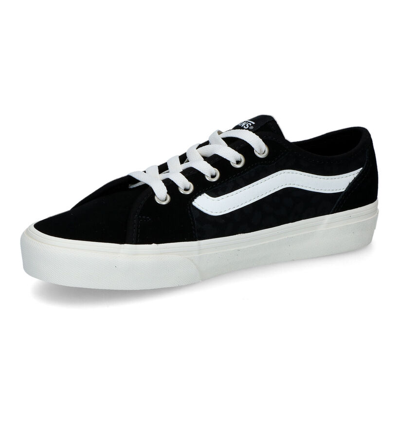 Vans Filmore Decon Baskets de skate en Noir pour femmes (328042)