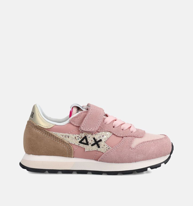 Sun68 Stargirl Roze Lage Sneakers voor meisjes (369103) - geschikt voor steunzolen
