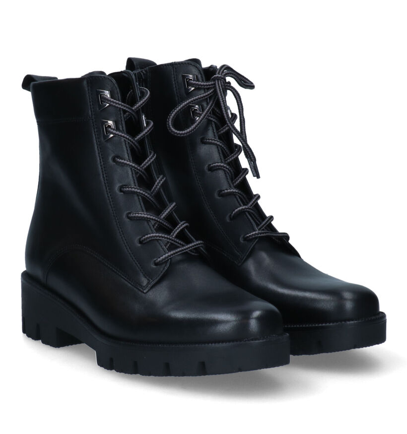Gabor OptiFit Bottines en Noir en cuir (315326)