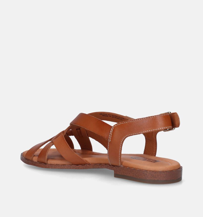 Pikolinos Algar Blauwe Platte Sandalen voor dames (370546)