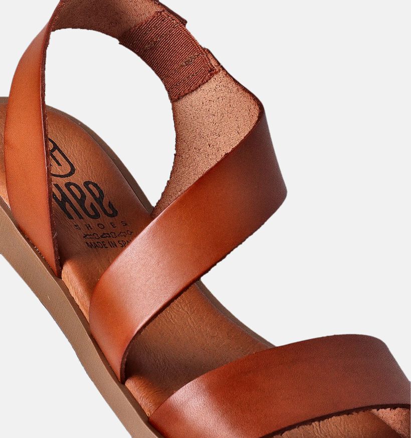 Hee Cognac Sandalen voor dames (354789)