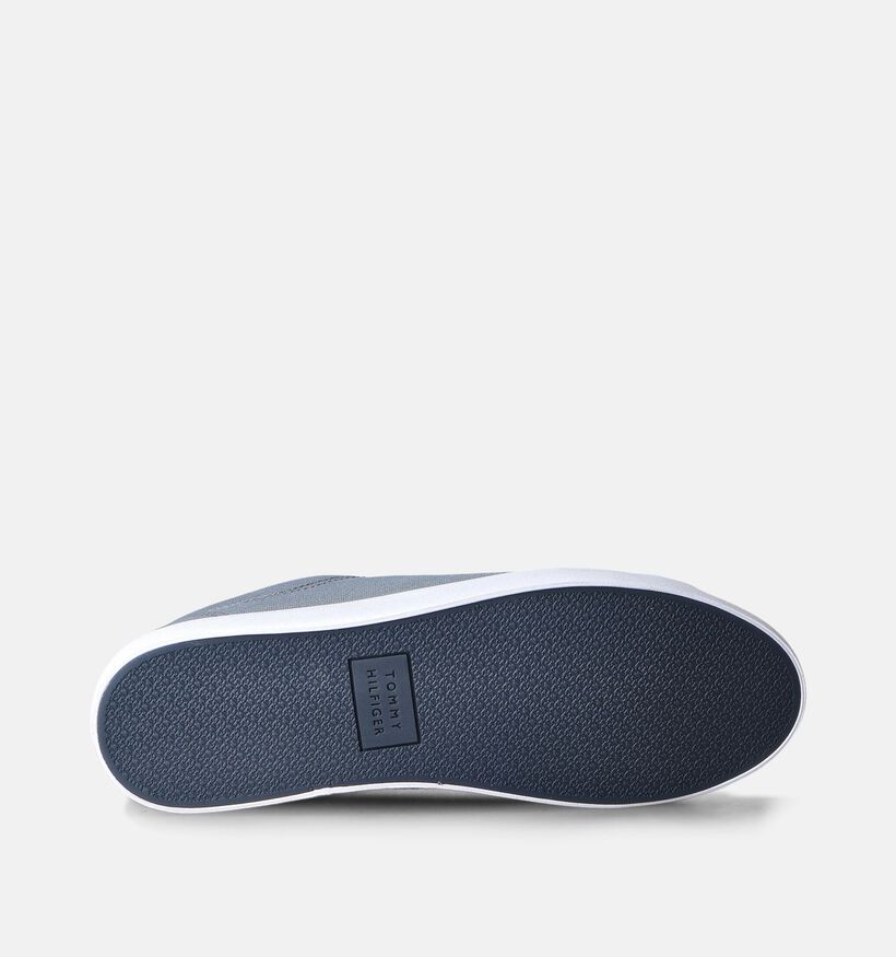 Tommy Hilfiger Grijze Canvas Veterschoenen voor heren (352834) - geschikt voor steunzolen