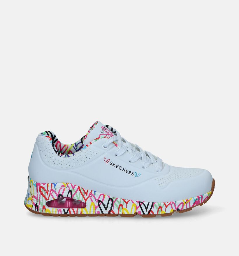 Skechers x JGoldcrown Uno Baskets en Blanc pour femmes (351893)