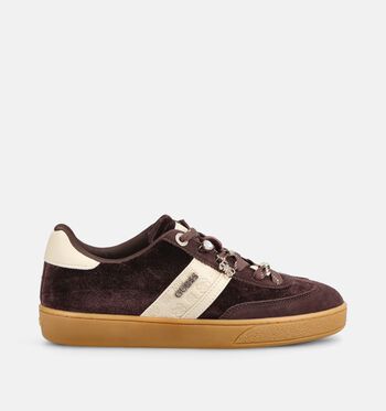Guess Low Baskets Marron/Bordeaux