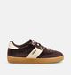 Guess Naoki 2 Baskets en Marron/Ecru pour femmes (379502) - pour semelles orthop&eacute;diques