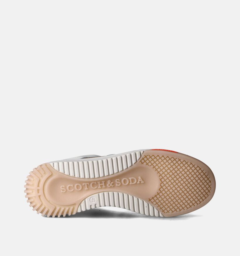 Scotch & Soda New Cup Beige Veterschoenen voor heren (353334) - geschikt voor steunzolen