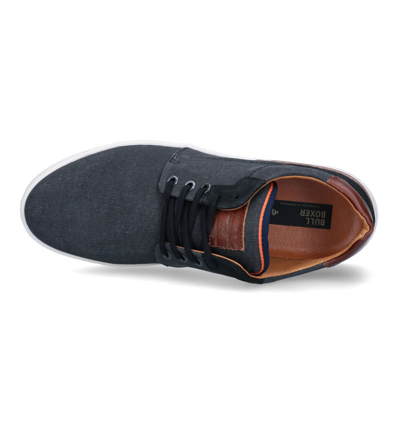 Bullboxer Zwarte Veterschoenen voor heren (346828) - geschikt voor steunzolen