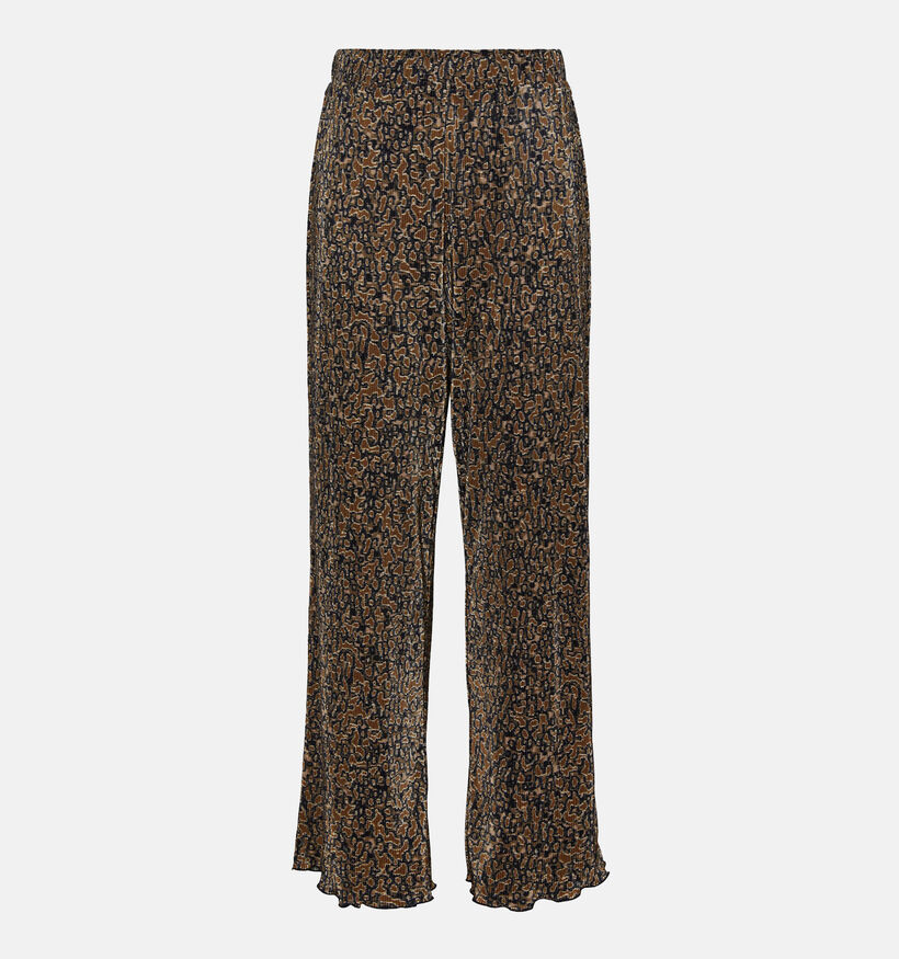 Pieces Johanne Cognac Wijde broek voor dames (332351)