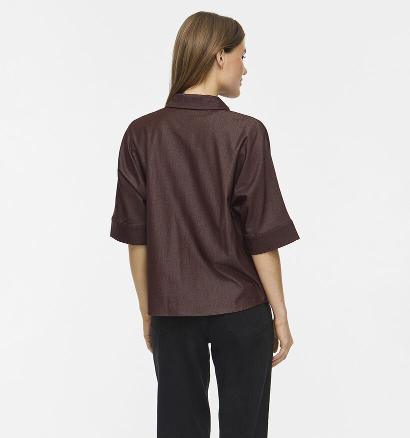 Vila Ofala Donkerbruine Blouse voor dames (378498)