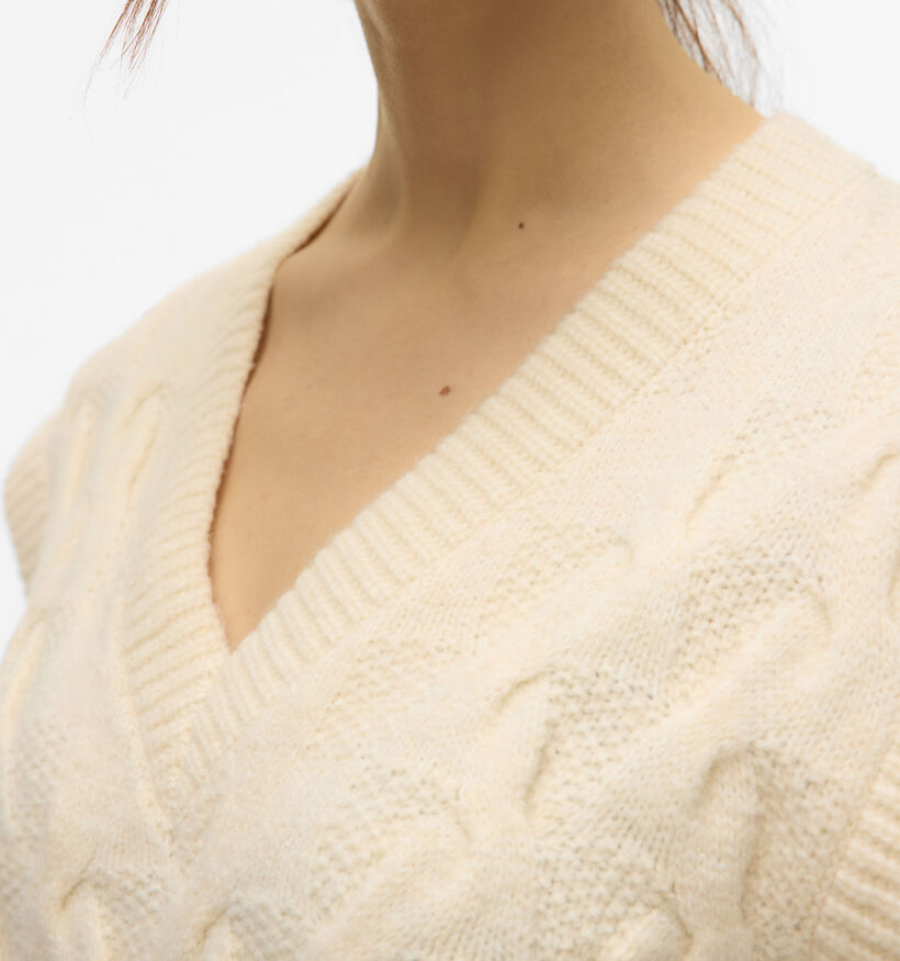 Vero Moda Piper Gilet en Beige pour femmes (361225)