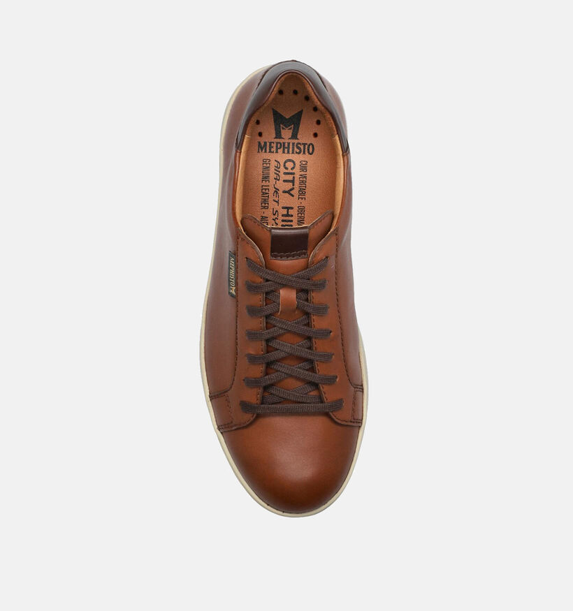 Mephisto Hasko Randy Chaussures à lacets en Cognac pour hommes (354626) - pour semelles orthopédiques