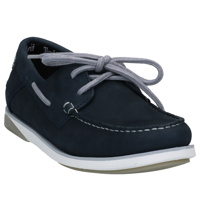 Timberland Atlantis Chaussures bateau en Bleu en nubuck (285924)