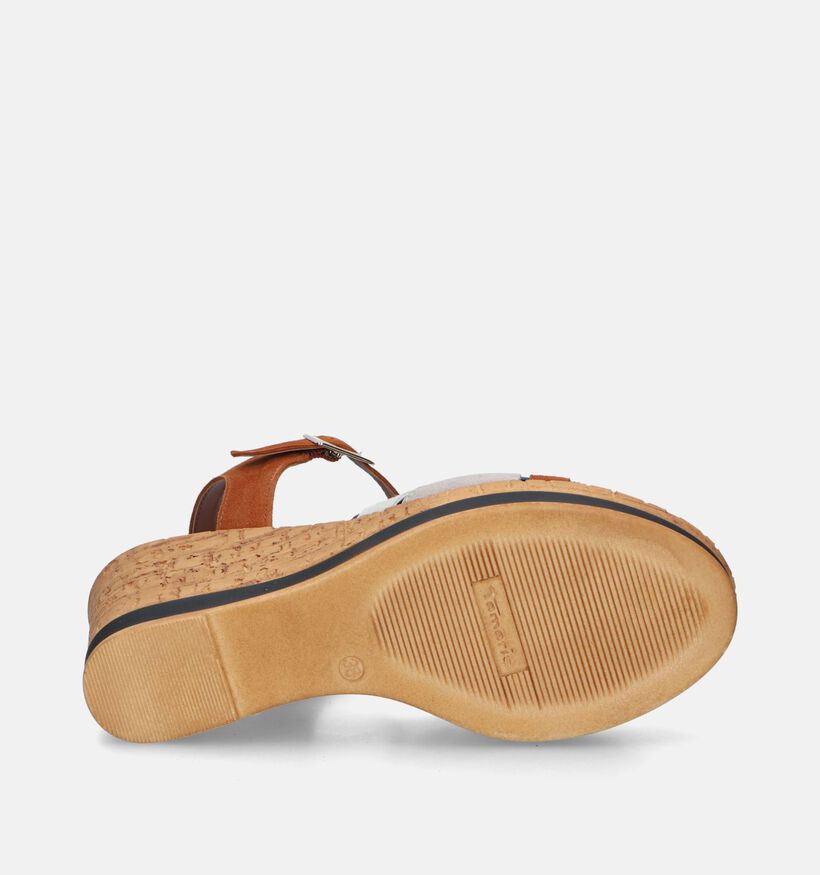 Tamaris Cognac Sandalen Met Sleehak voor dames (338239)