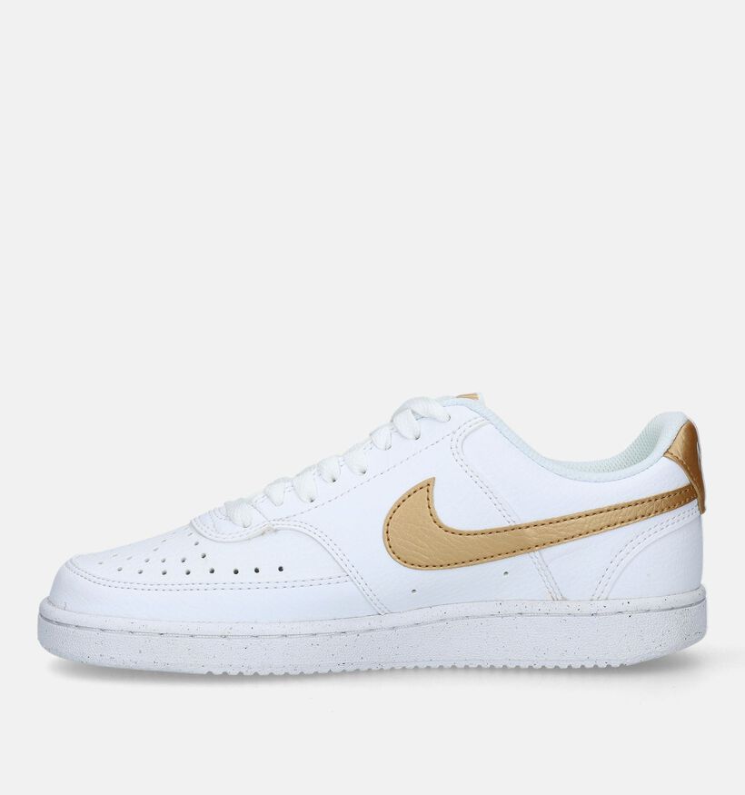 Nike Court Vision Low Next Nature Baskets en Blanc pour femmes (332409)