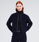 Pieces Rillo Blauw Corduroy bomber vest voor dames (348382)