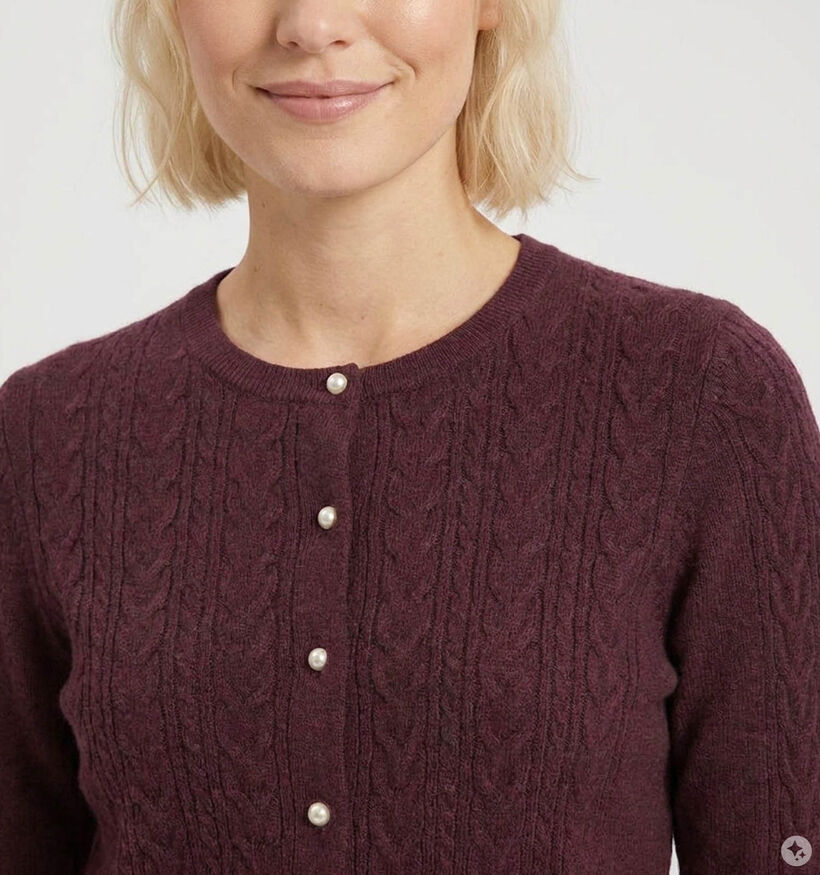 Vila Kerry Gilet en Bordeaux pour femmes (378473)