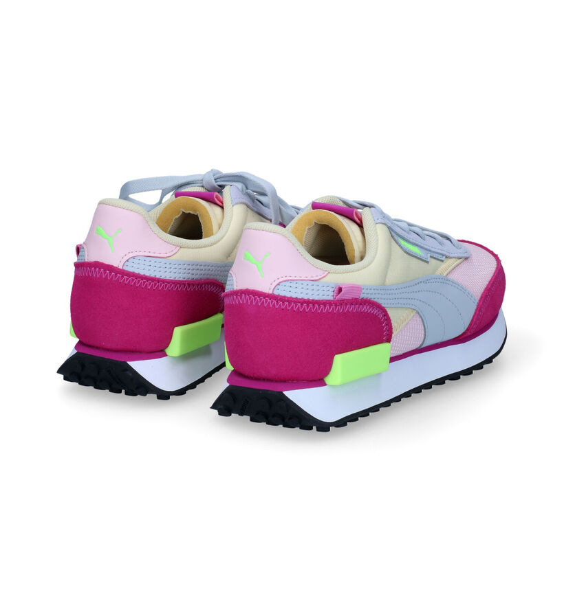 Puma Future Rider Baskets en Rose pour femmes (307176) - pour semelles orthopédiques