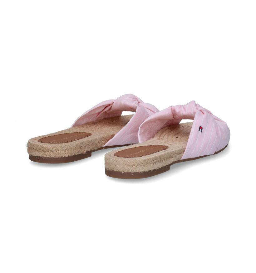 Tommy Hilfiger Stripes Flat Blauwe Slippers voor dames (303994)
