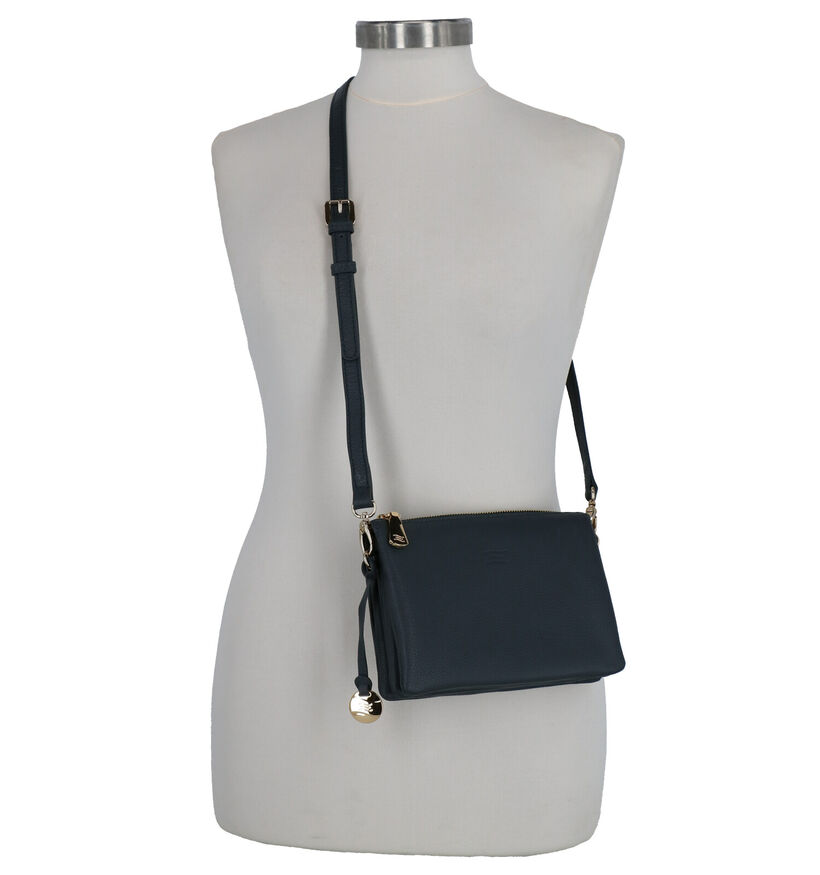 Crinkles Zwarte Crossbody Tas voor dames (324997)