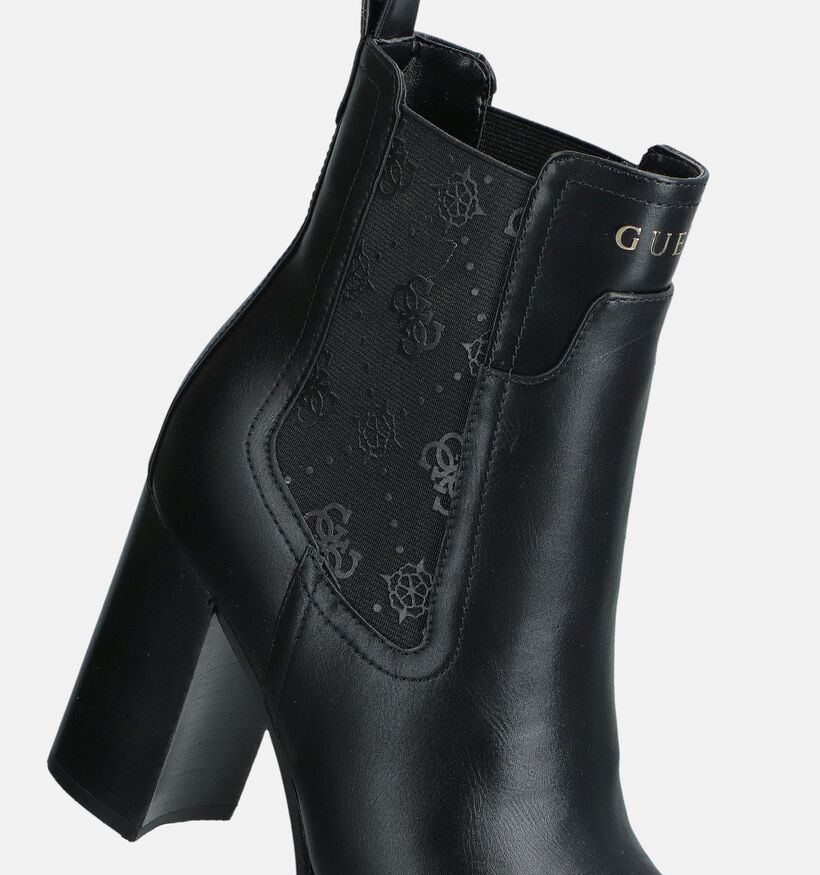Guess Nealle Bottines à talons en Noir pour femmes (362360)