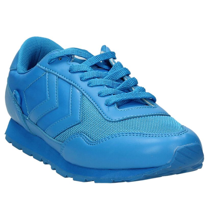 Blauwe Hummel Sneakers in stof (163783)