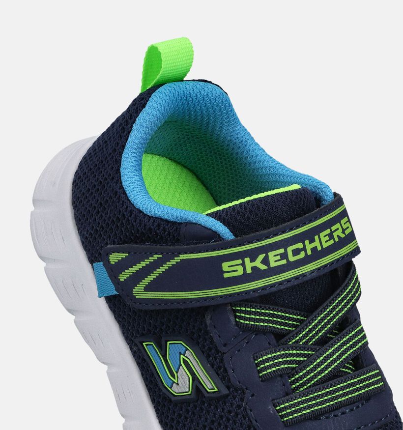 Skechers Comfy Flex Blauwe Sneakers voor jongens (366297)