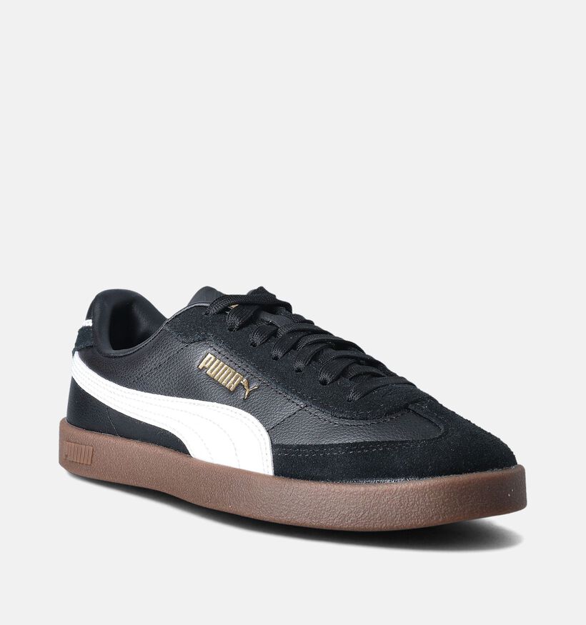 Puma Club II Era Jr Zwarte Sneakers voor jongens, meisjes (359282) - geschikt voor steunzolen