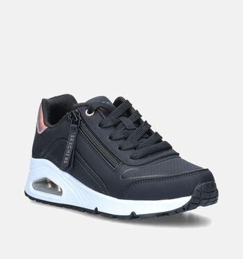 Skechers Memory Foam Sneakers Zwart/Wit